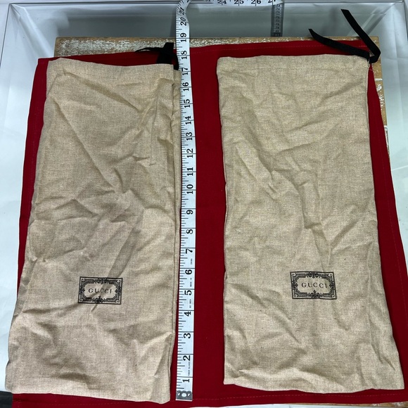 Authentic Gucci Tan Shoe Protective Dust Bags - Picture 1 of 2